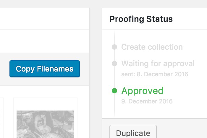 Collection status: approved